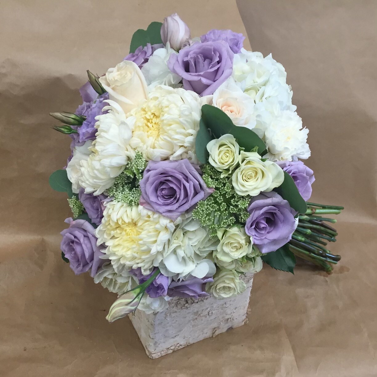 Lavender & White
